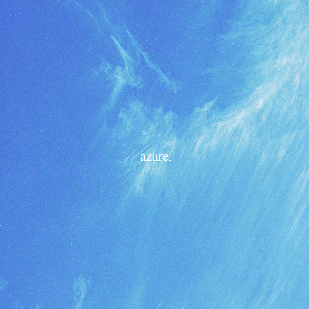 Cover art for Théo's song: Azure