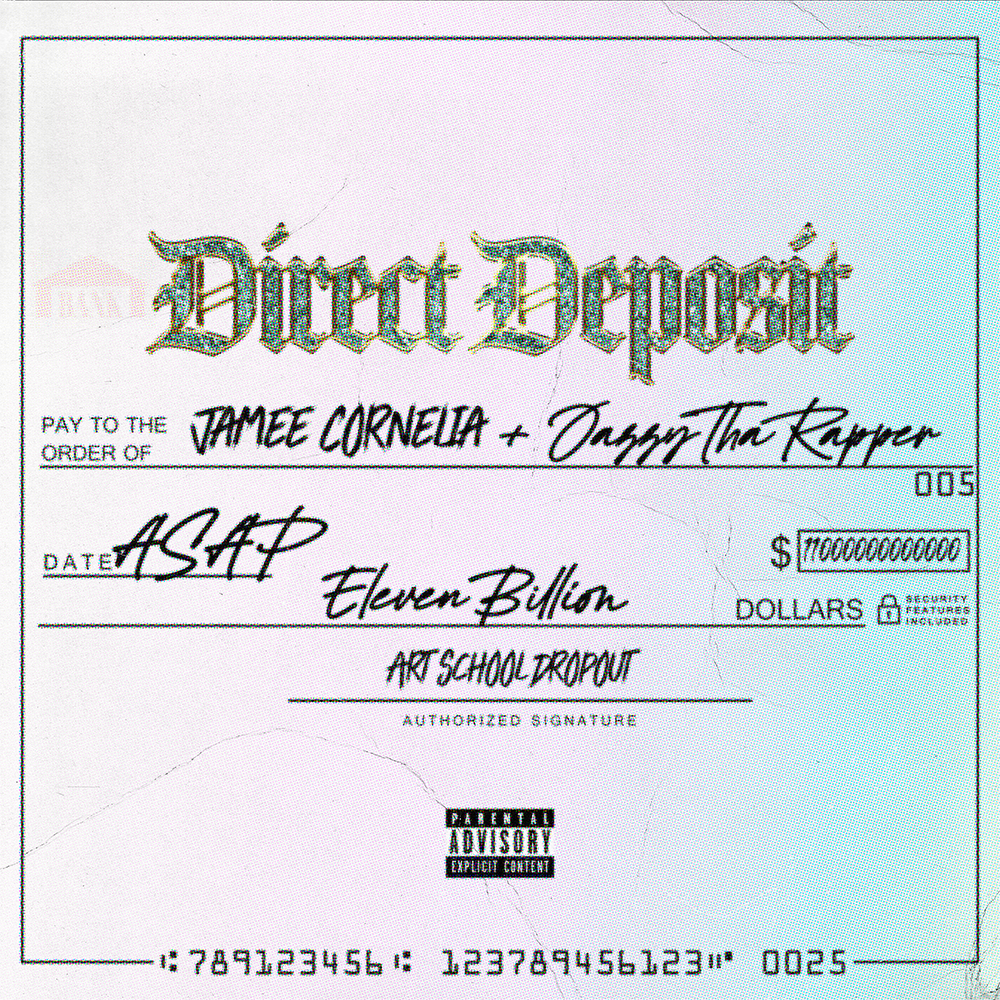 Cover art for Jamee Cornelia's song: Direct Deposit
