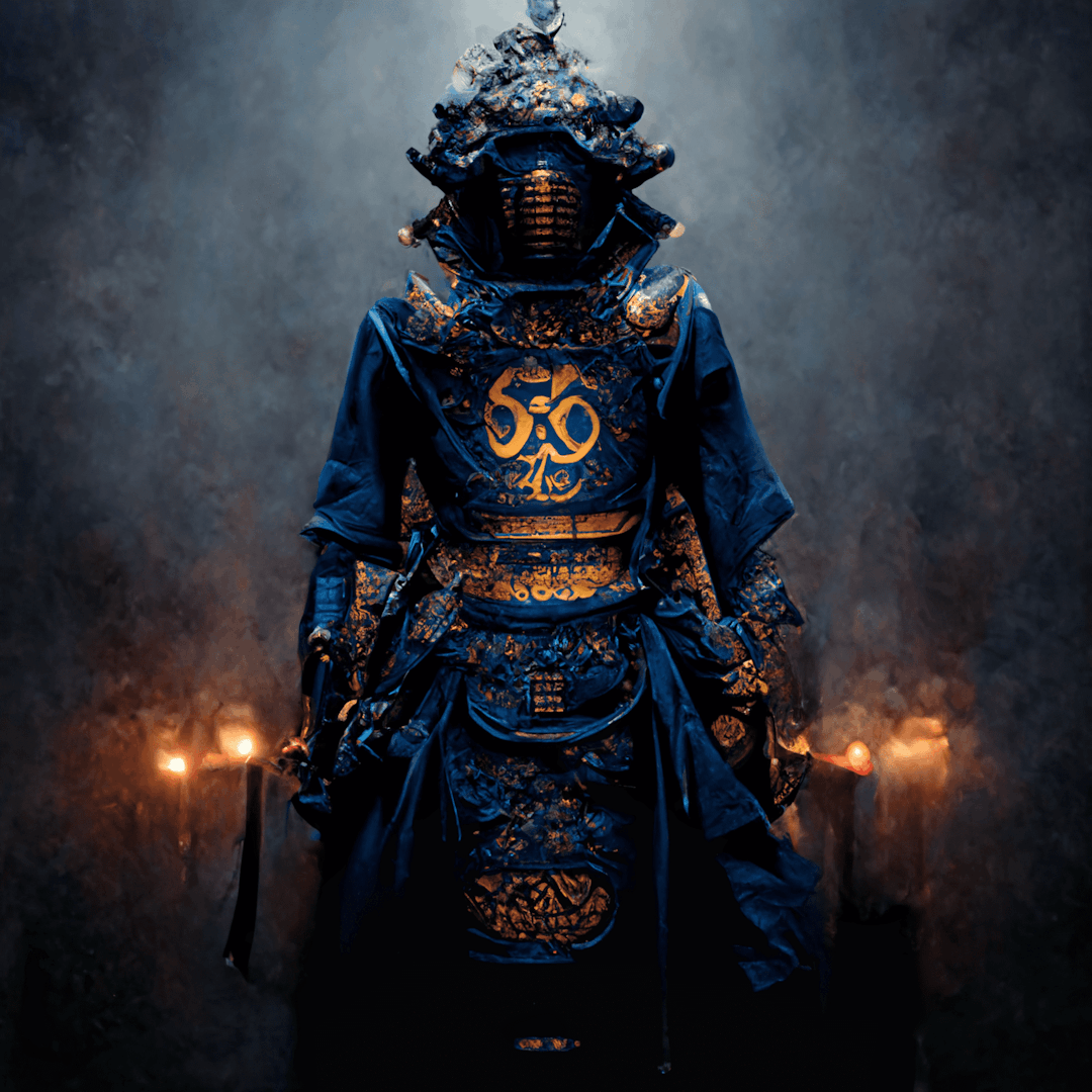Cover art for Yoshiro Mare's song: AI Samurai
