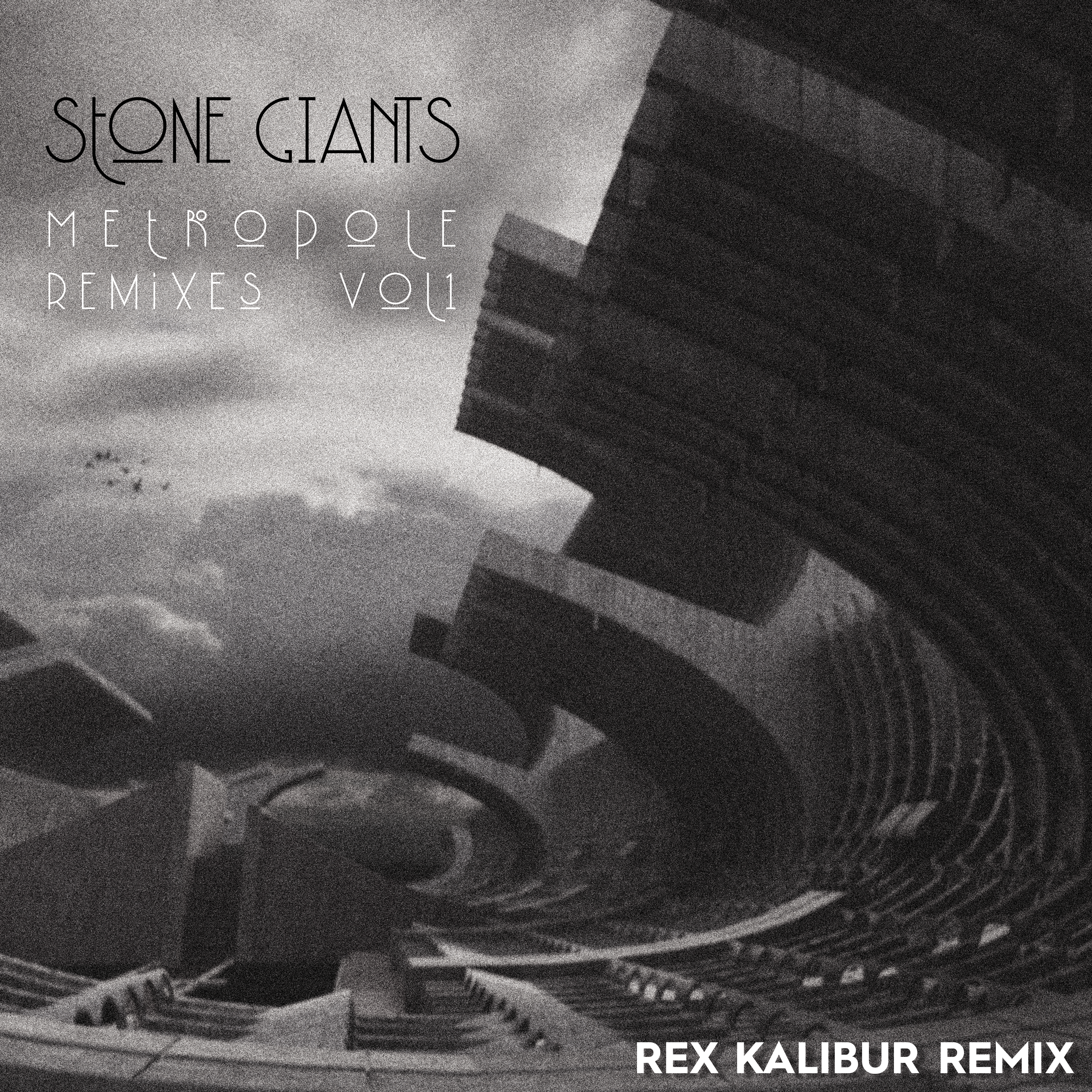 Cover art for Amon Tobin's song: stone giants: metropole (rex kalibur remix)