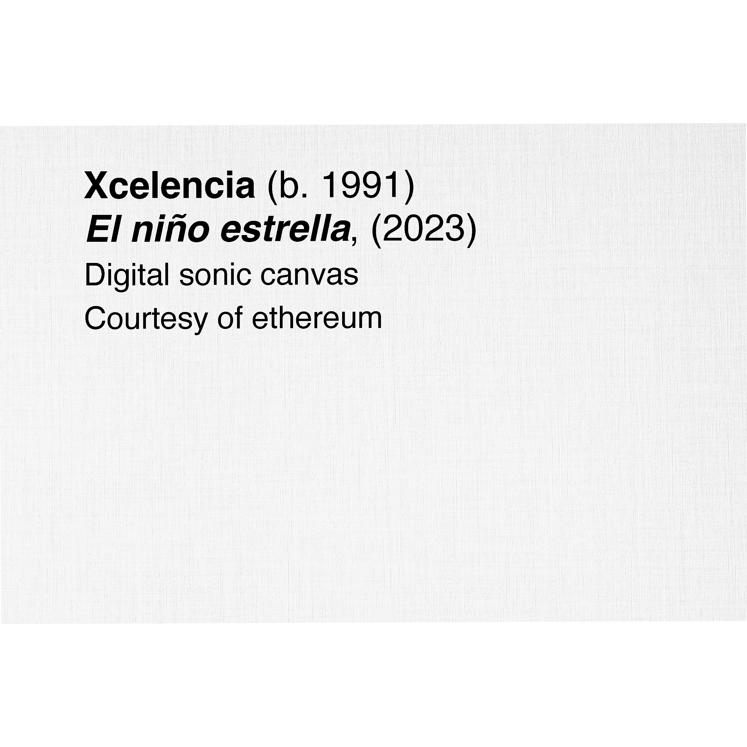 Cover art for Xcelencia's song: el niño estrella [IOU]