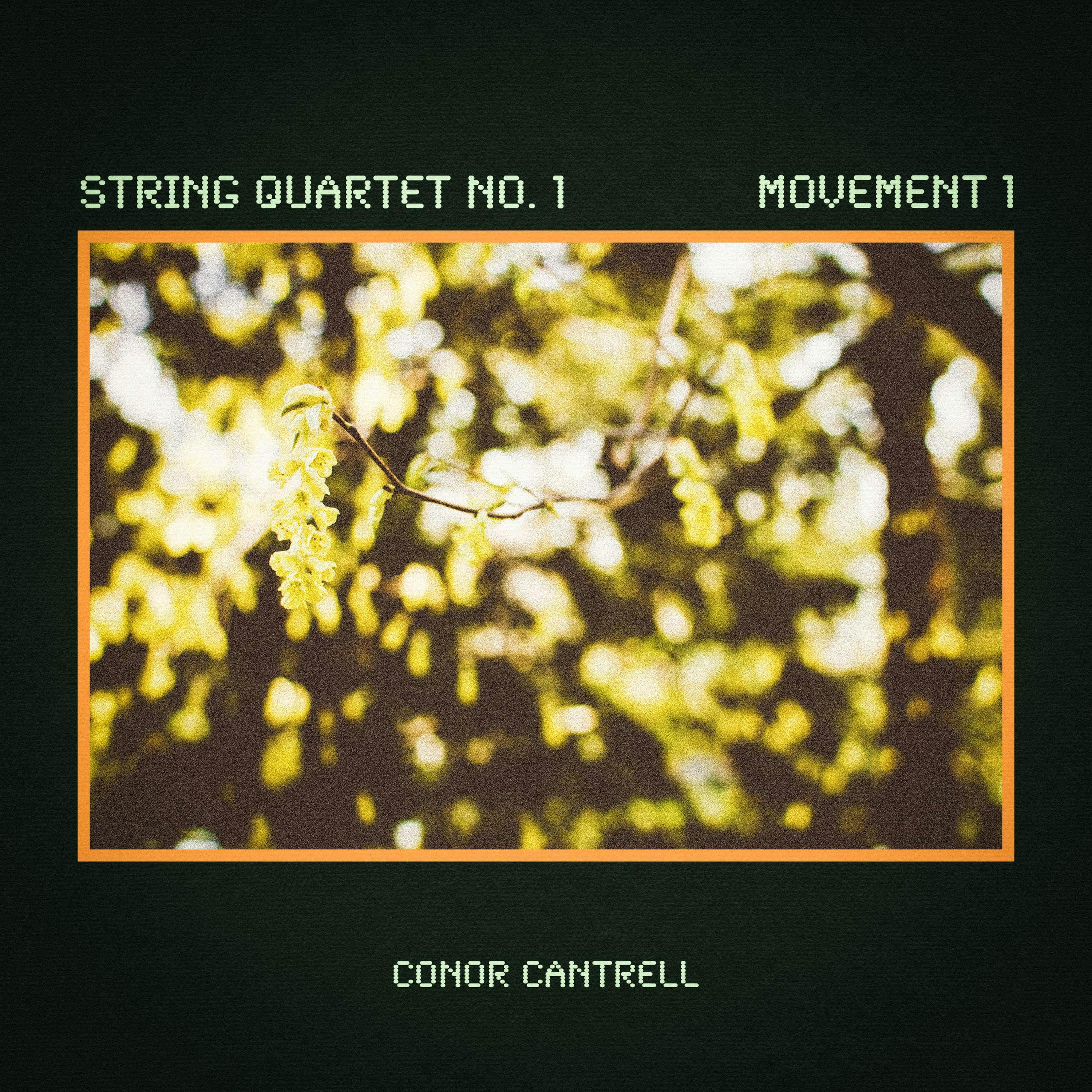 Cover art for Conor Cantrell's song: String Quartet No. 1, Movement 1