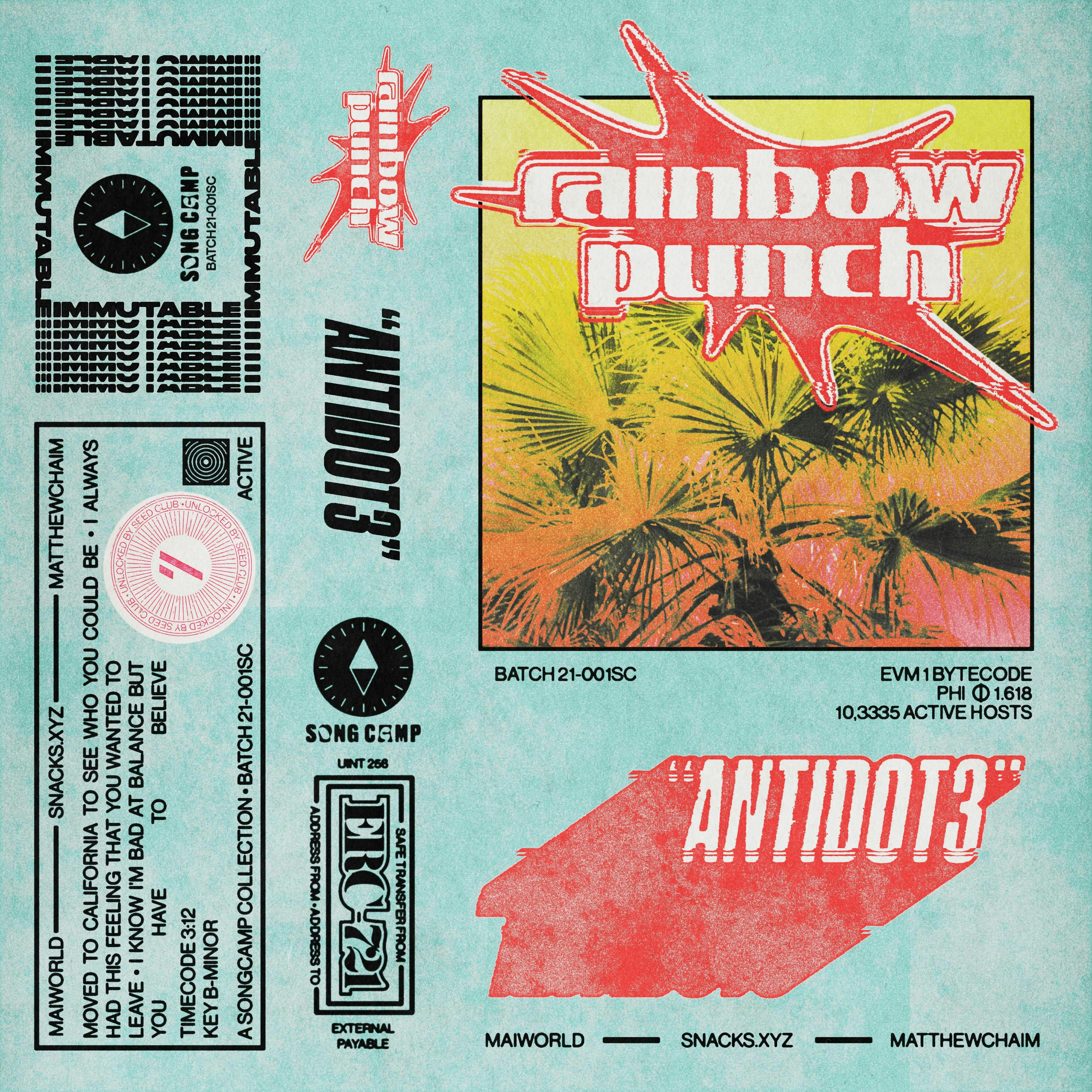Cover art for Rainbow Punch's song: Antid0t3