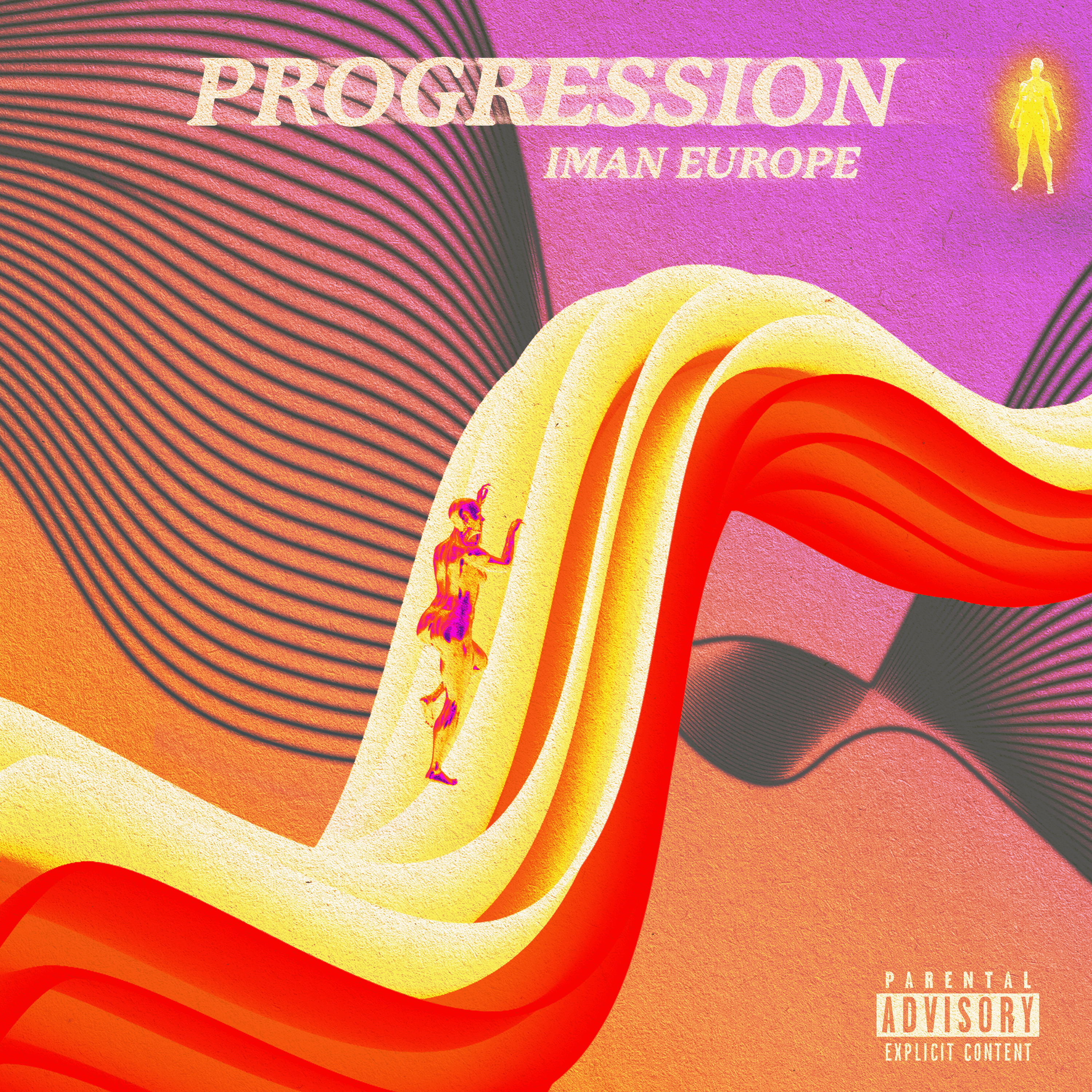 Cover art for Iman Europe's song: progression.