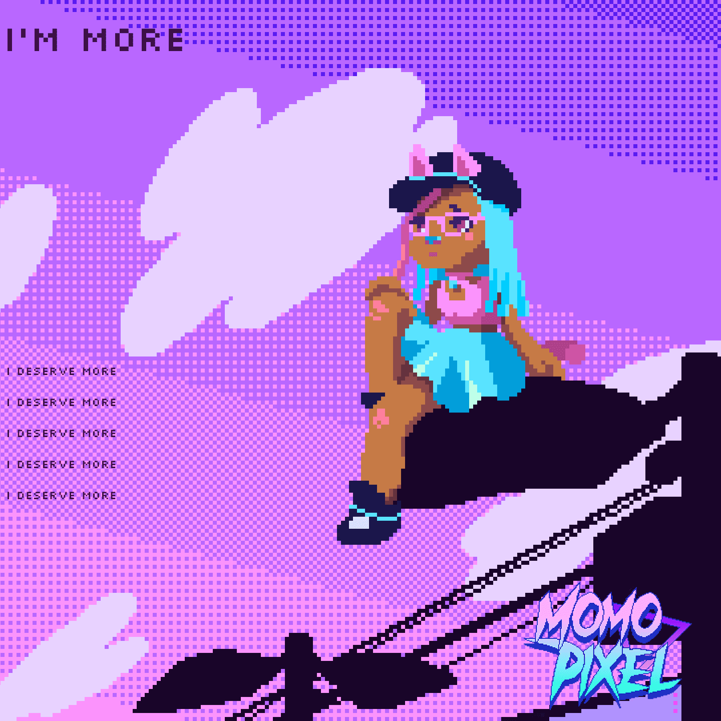Cover art for Momo Pixel's song: I'm More