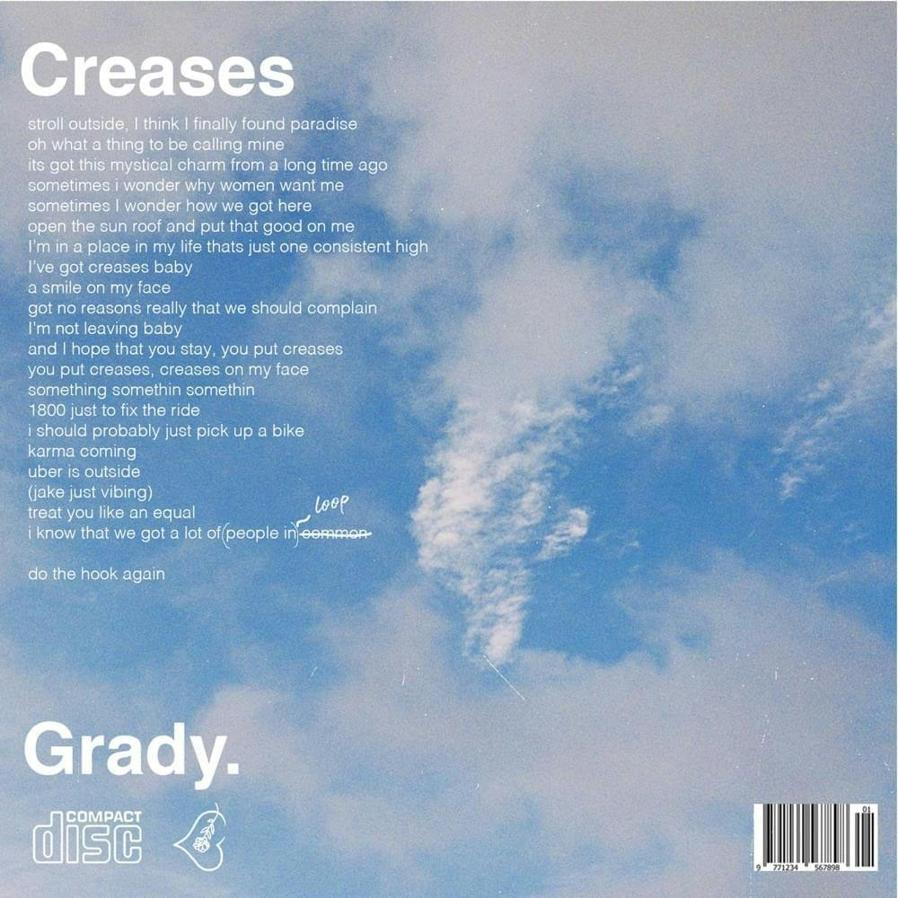 Cover art for Grady's song: Grady - Creases