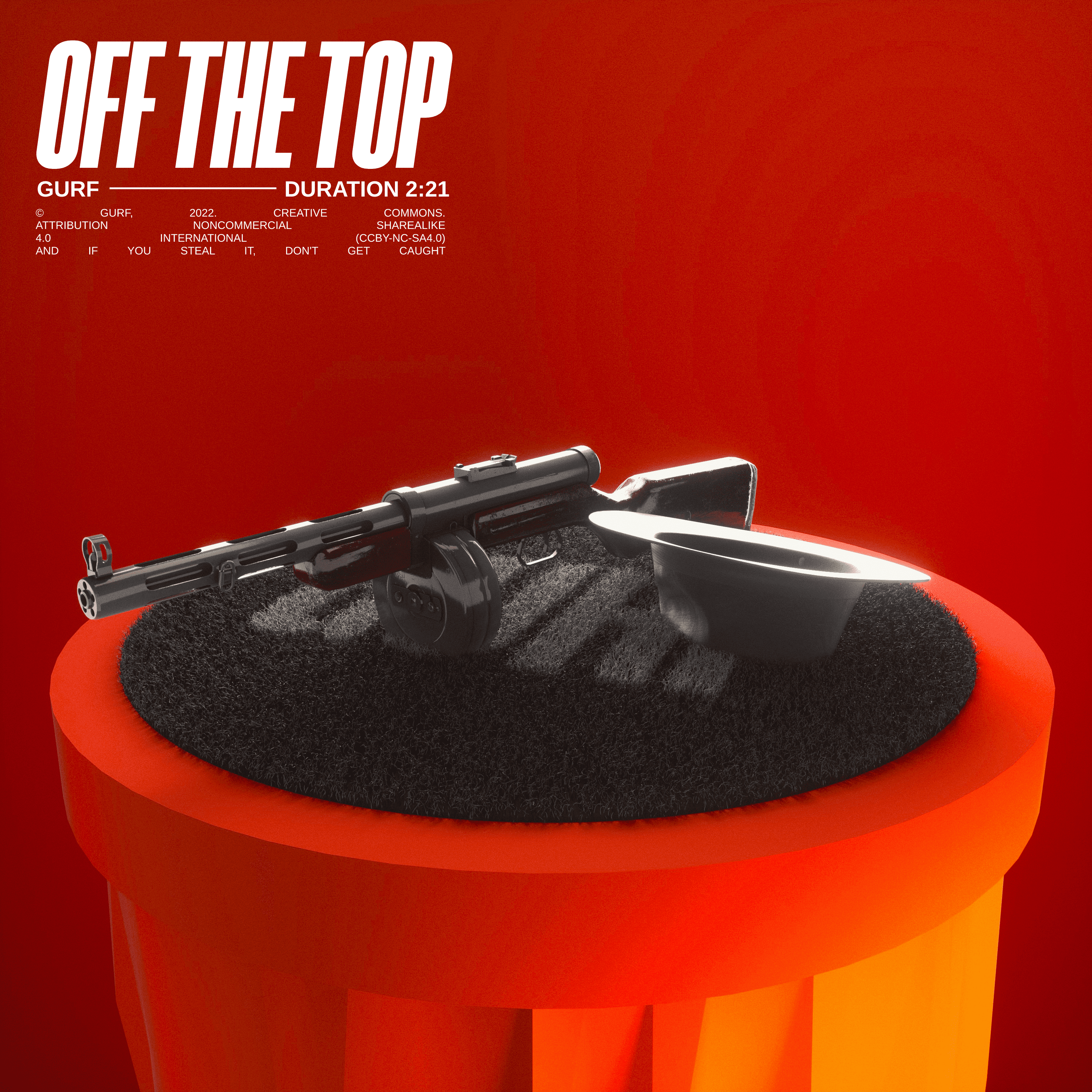 Cover art for GURF's song: OFF THE TOP