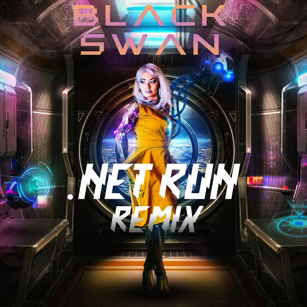 Cover art for the orphan block's song: Black Swan (.NET RUN remix)