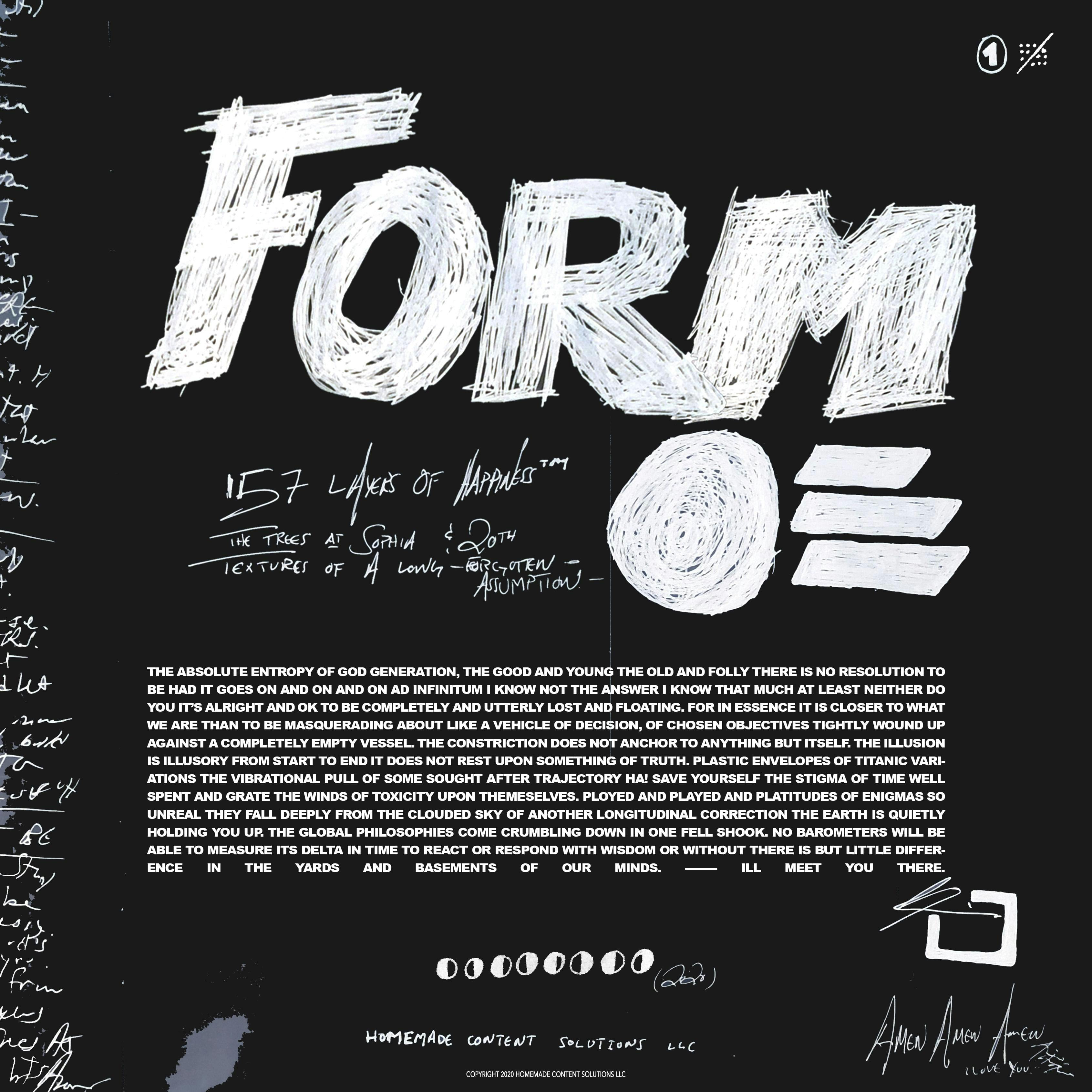 Cover art for Matthew Chaim's song: Form