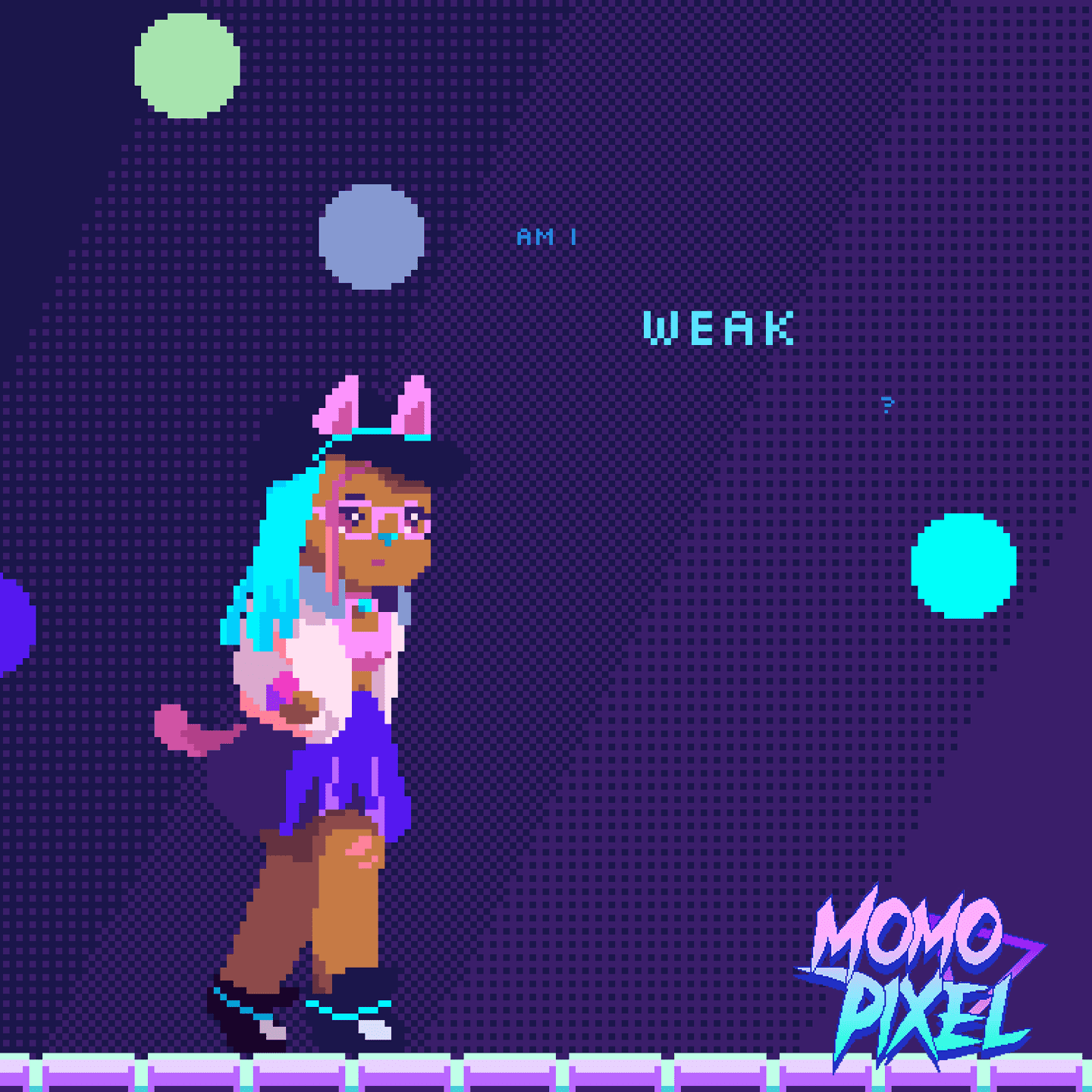 Cover art for Momo Pixel's song: Weak
