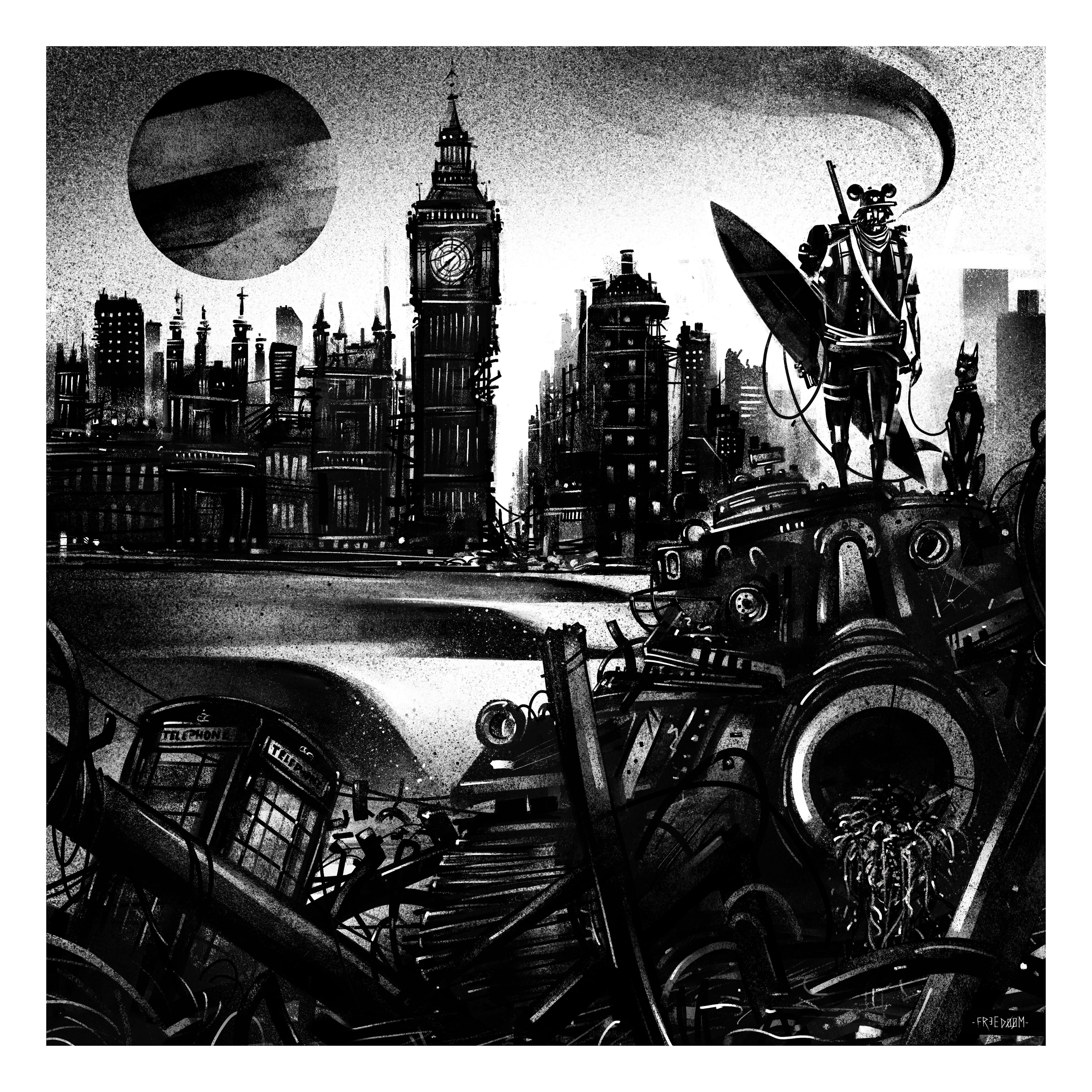 Cover art for 0x-Jitzu's song: LONDON