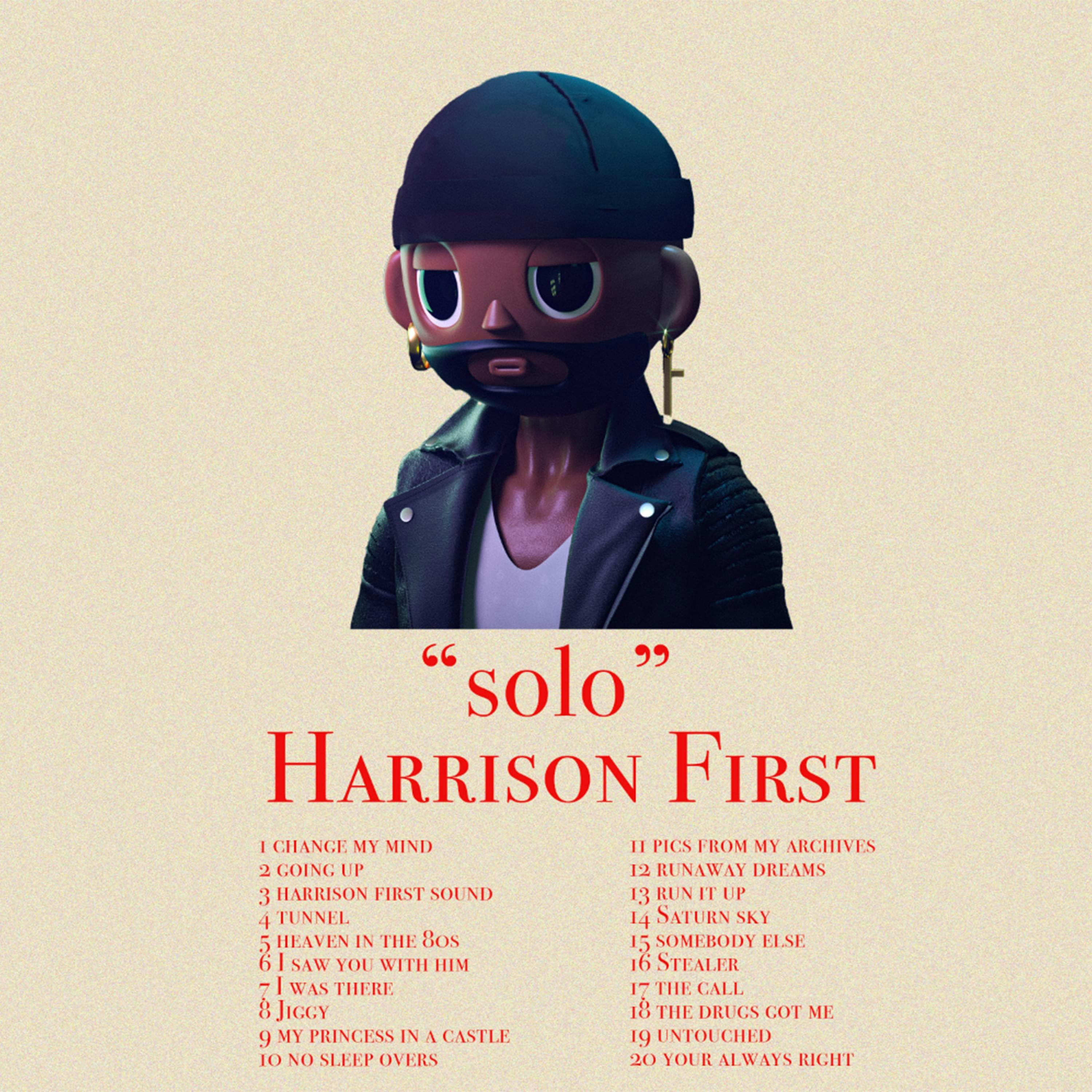 Cover art for Harrison First's song: "solo"