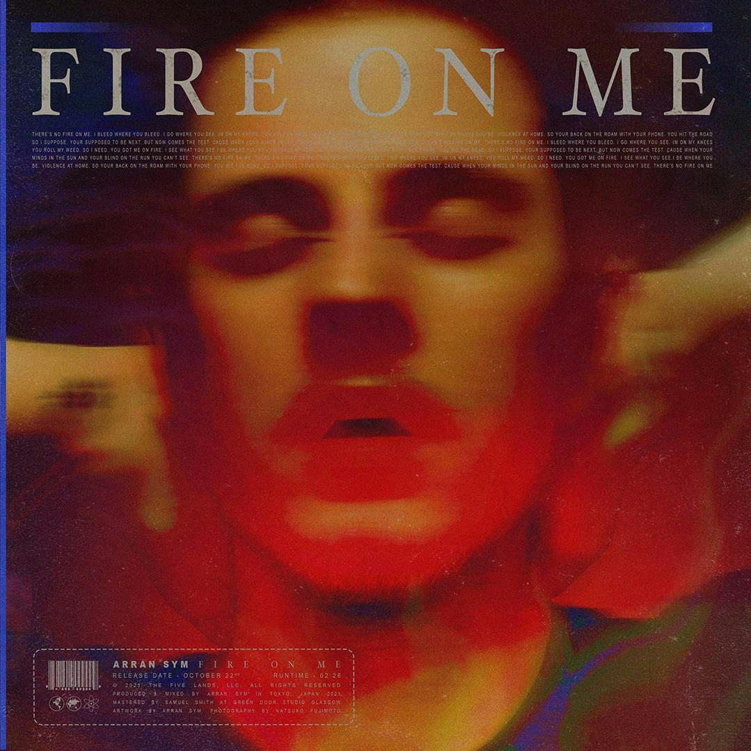 Cover art for Arran Sym's song: Fire on Me