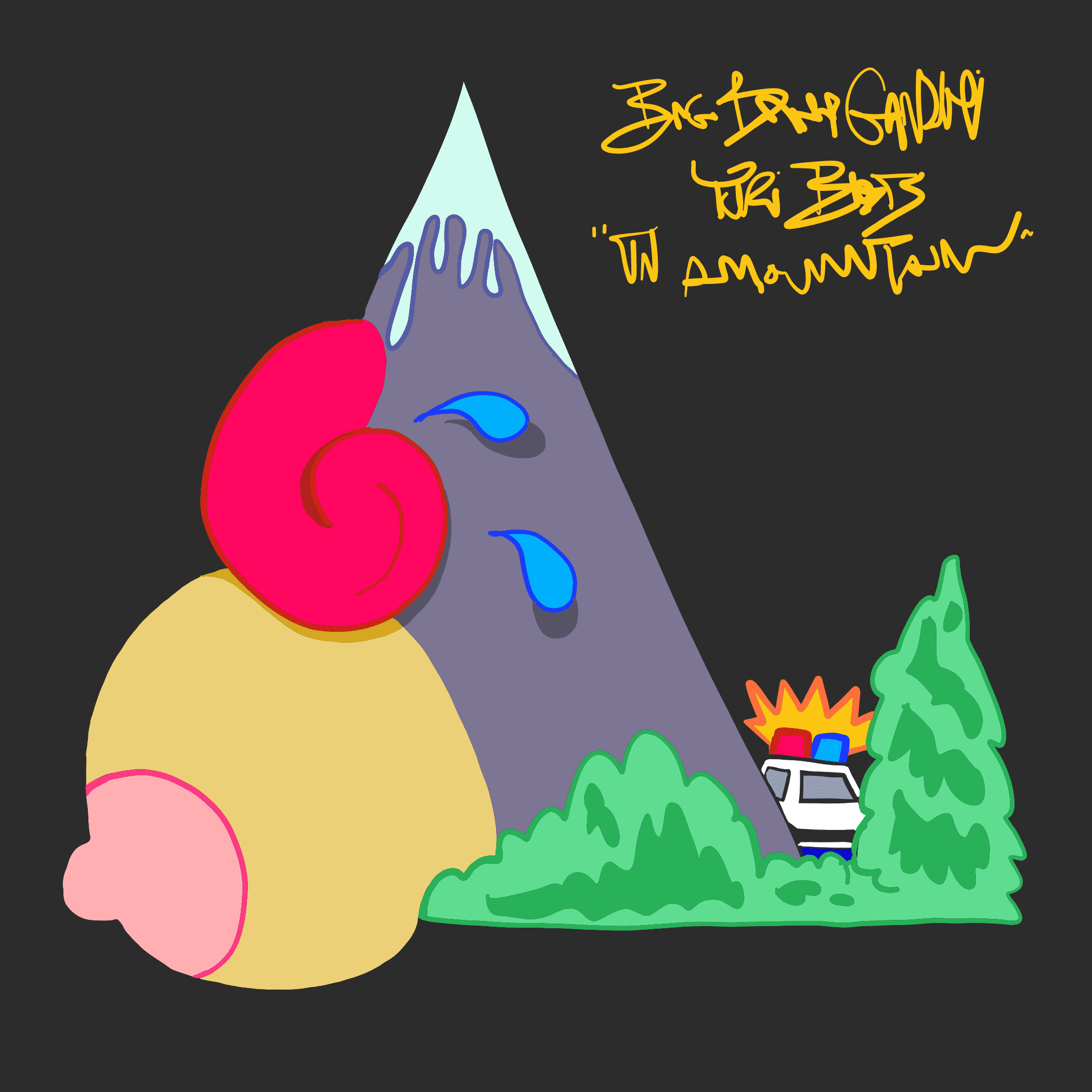 Cover art for yuri beats's song: On A Mountain Featuring Big Baby Gandhi